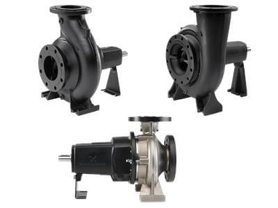 Pompes monocellulaires monobloc à aspiration axiale Grundfos NK arbre nu