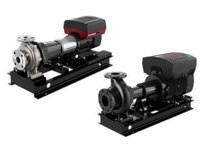 Pompes monocellulaires monobloc à aspiration axiale Grundfos NKE